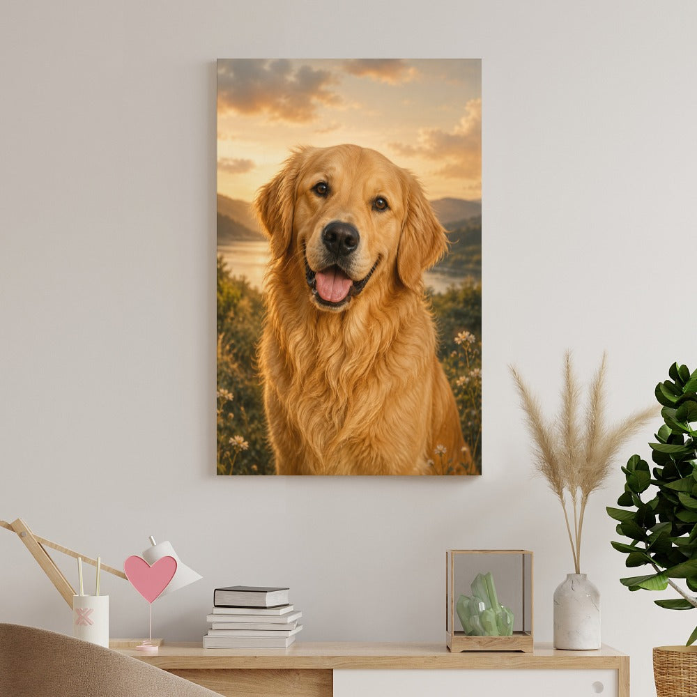 Furazzi Custom Pet Portrait Canvas – Made From Your Pet’s Photo