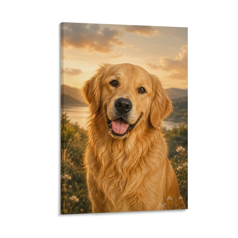Furazzi Custom Pet Portrait Canvas – Made From Your Pet’s Photo
