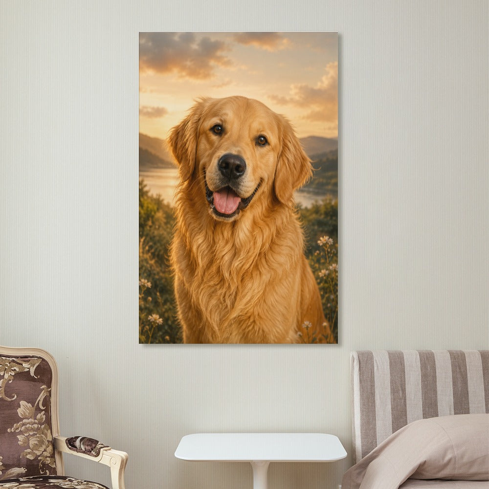 Furazzi Custom Pet Portrait Canvas – Made From Your Pet’s Photo